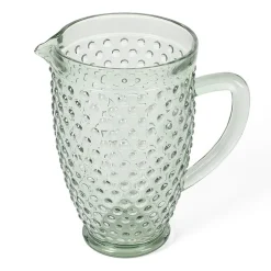 Martha Stewart Chauncey Hobnail Glass Serving Pitcher