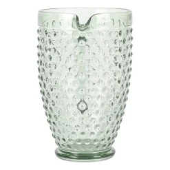 Martha Stewart Chauncey Hobnail Glass Serving Pitcher