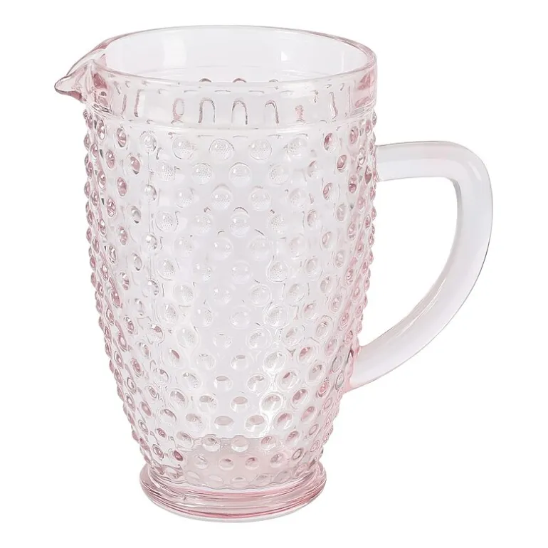 Martha Stewart Chauncey Hobnail Glass Serving Pitcher