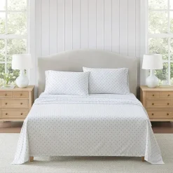Martha Stewart Cotton Percale Sheet Set