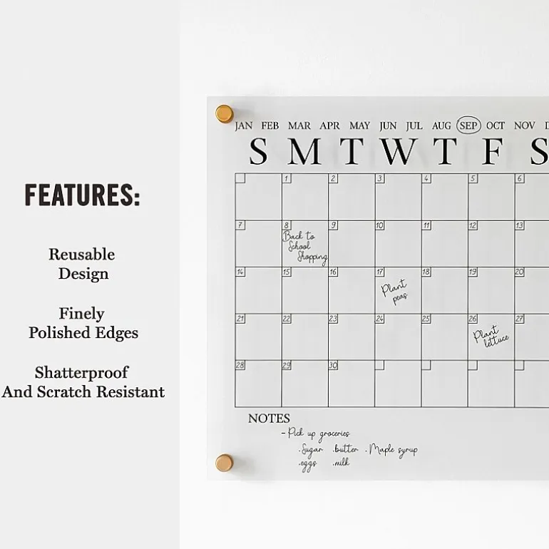 Martha Stewart Dry Erase Wall Calendar