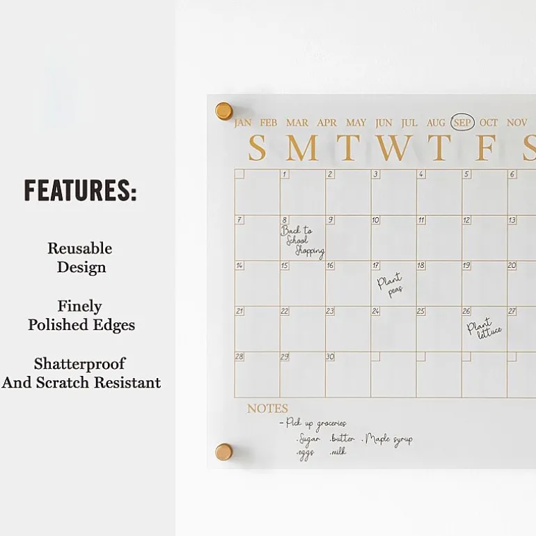 Martha Stewart Dry Erase Wall Calendar