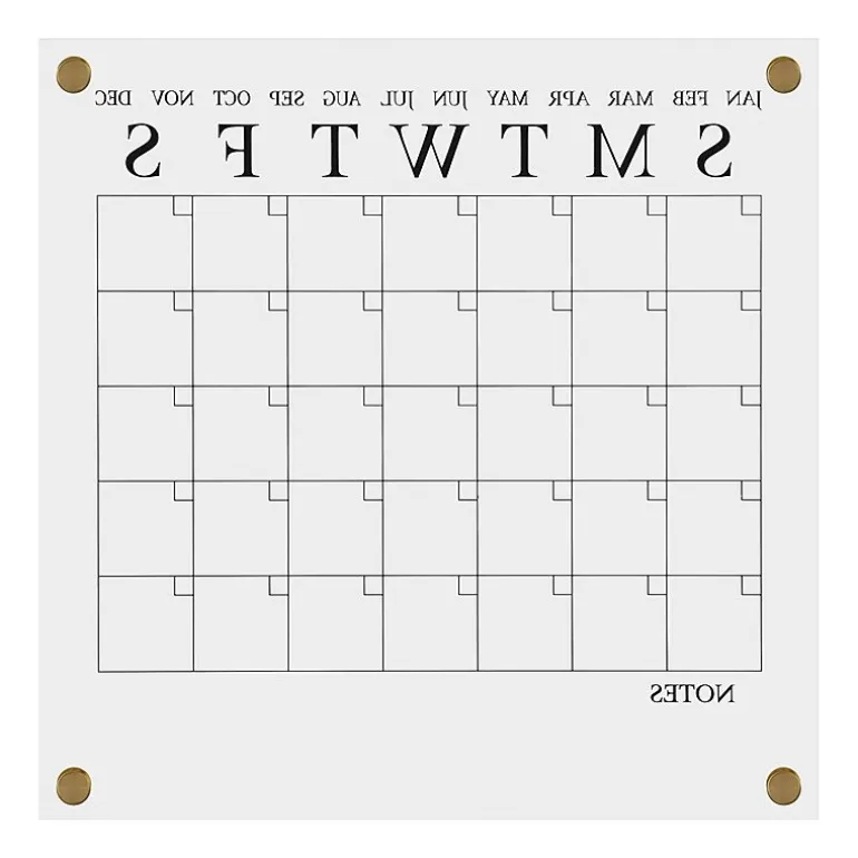 Martha Stewart Dry Erase Wall Calendar