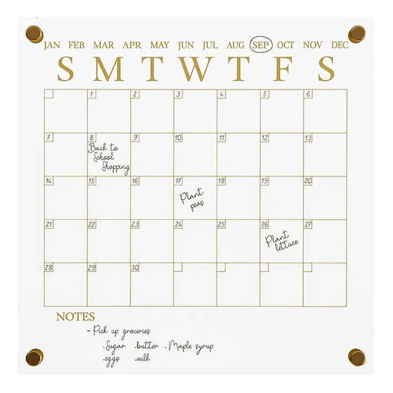 Martha Stewart Dry Erase Wall Calendar