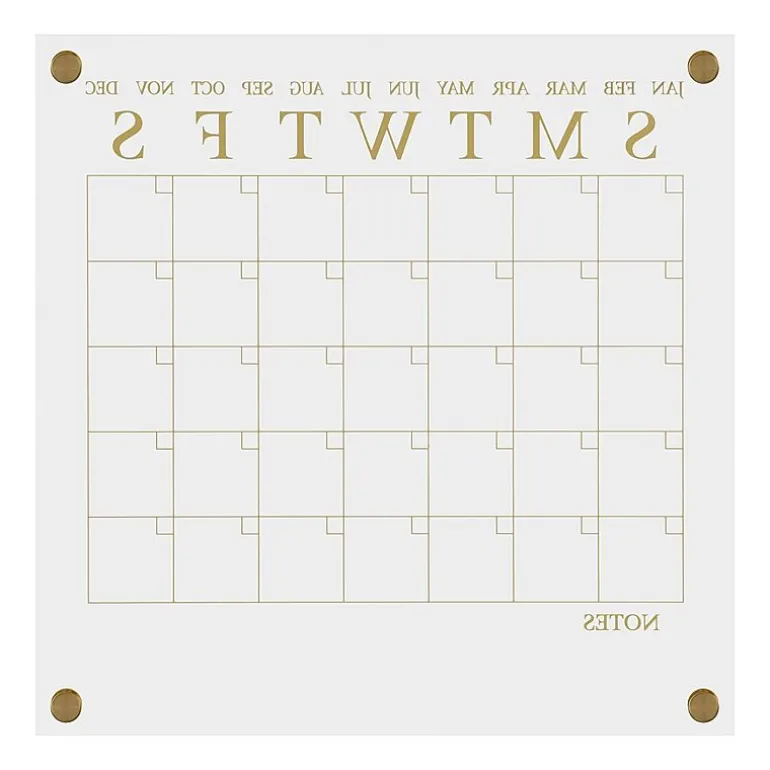 Martha Stewart Dry Erase Wall Calendar