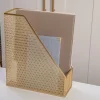 Martha Stewart Gold Mesh Single File Holder