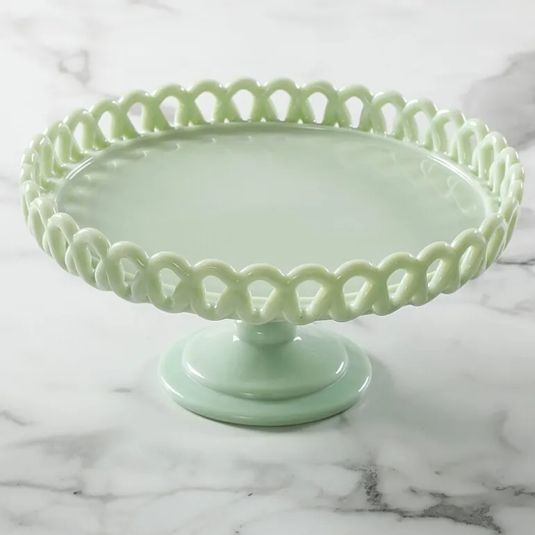 Martha Stewart Highbrook Highloop Glass Cake Stand