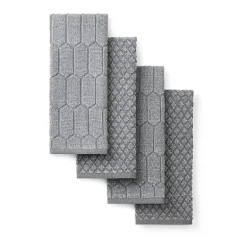 Martha Stewart Honeycomb Chambray 4-pc. Kitchen Towel Set