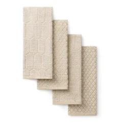 Martha Stewart Honeycomb Chambray 4-pc. Kitchen Towel Set
