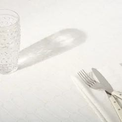 Martha Stewart Honeycomb Modern Farmhouse Tablecloth