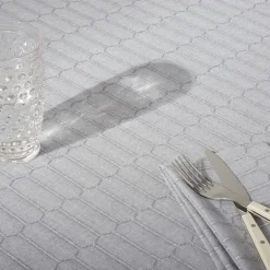 Martha Stewart Honeycomb Modern Farmhouse Tablecloth