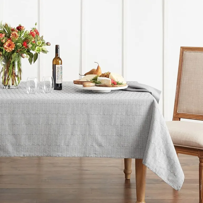 Martha Stewart Honeycomb Modern Farmhouse Tablecloth