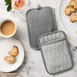 Martha Stewart Honeycomb Quilted 2-pc. Pot Holder Set