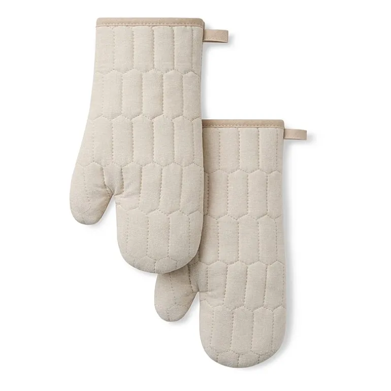 Martha Stewart Honeycomb Quilted 2-pc. Oven Mitt Set