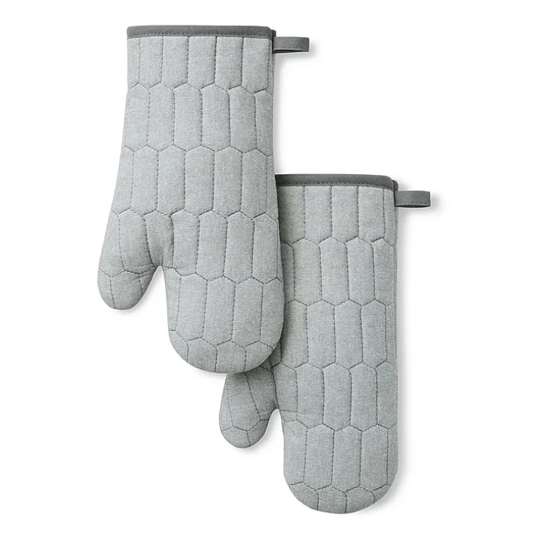 Martha Stewart Honeycomb Quilted 2-pc. Oven Mitt Set