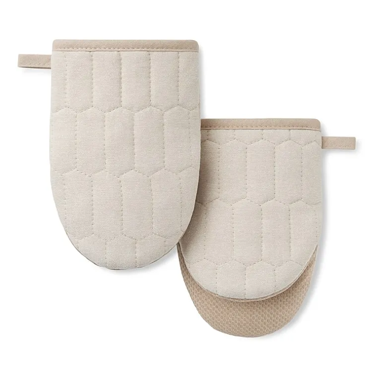 Martha Stewart Honeycomb Quilted 2-pc. Mini Oven Mitt Set