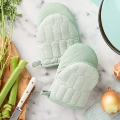 Martha Stewart Honeycomb Quilted 2-pc. Mini Oven Mitt Set