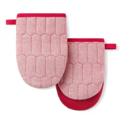 Martha Stewart Honeycomb Quilted 2-pc. Mini Oven Mitt Set
