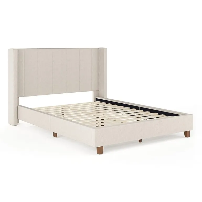 Martha Stewart Kay Upholstered Platform Bed