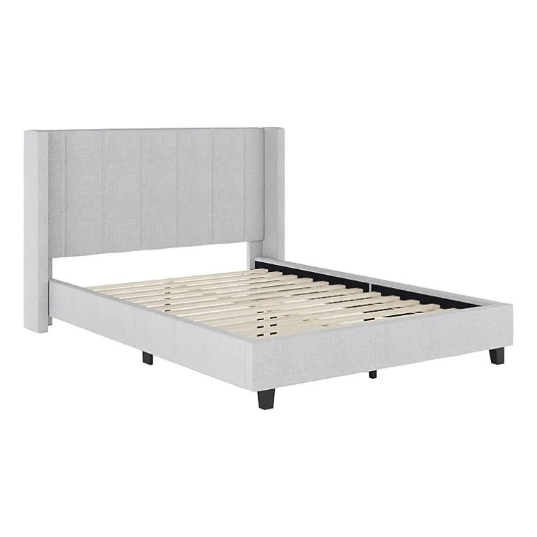 Martha Stewart Kay Upholstered Platform Bed