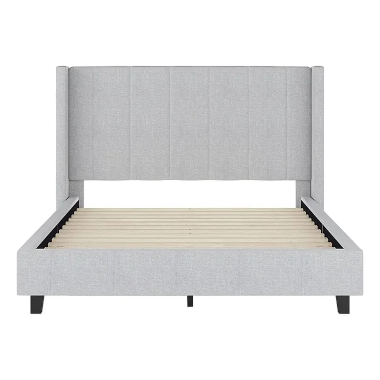 Martha Stewart Kay Upholstered Platform Bed