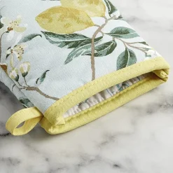 Martha Stewart Lemon Whimsy Mini 2-pc. Oven Mitt Set