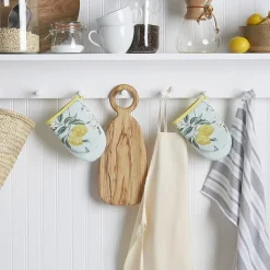 Martha Stewart Lemon Whimsy Mini 2-pc. Oven Mitt Set