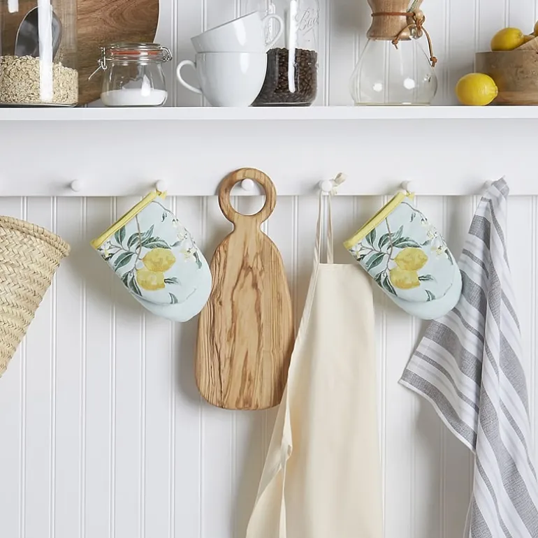 Martha Stewart Lemon Whimsy Mini 2-pc. Oven Mitt Set