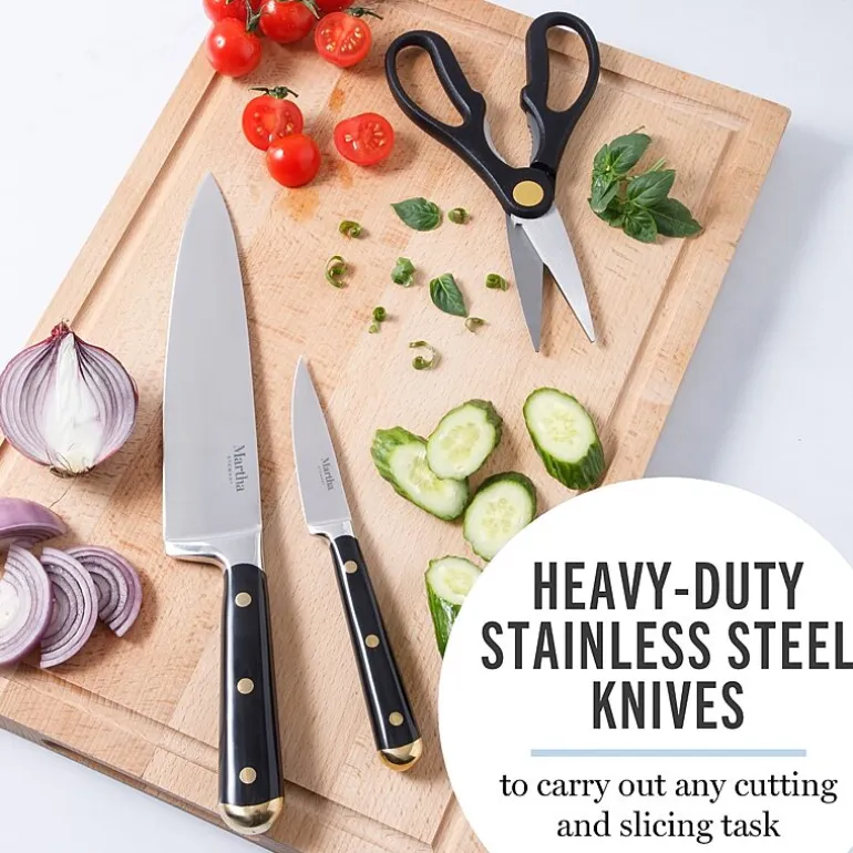 Martha Stewart Lockton 16-pc. Knife Block Set