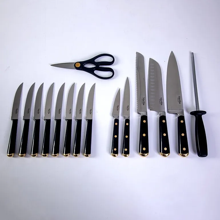 Martha Stewart Lockton 16-pc. Knife Block Set