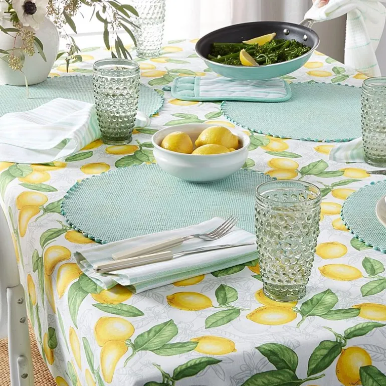 Martha Stewart Lots Of Lemons Tablecloth