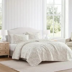 Martha Stewart Murray Leaves 3-pc. Quilt Set