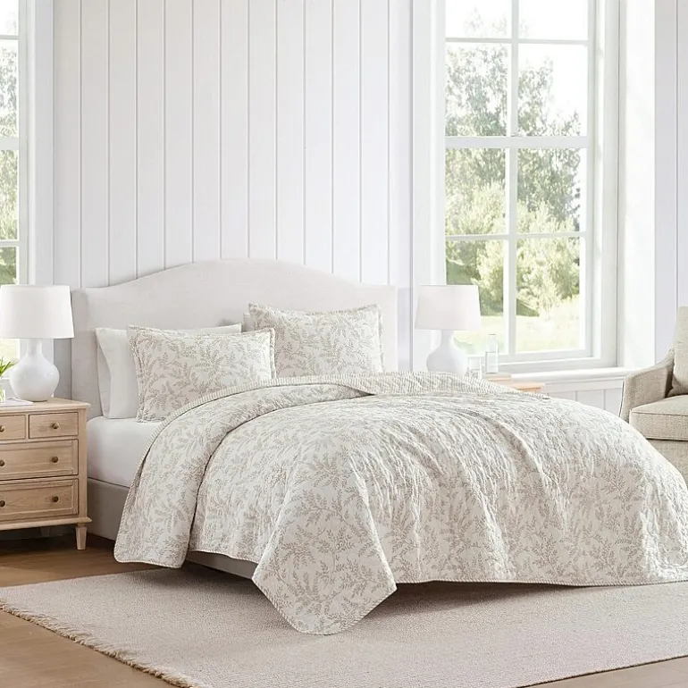 Martha Stewart Murray Leaves 3-pc. Quilt Set