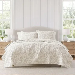 Martha Stewart Murray Leaves 3-pc. Quilt Set