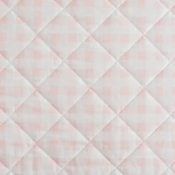 Martha Stewart Olivia Gingham Easy Care Quilt Set