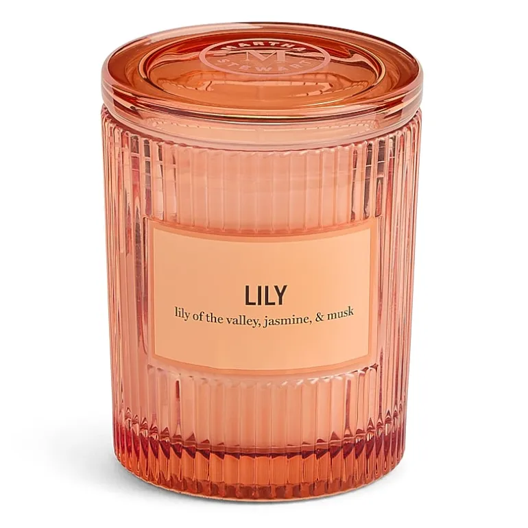Martha Stewart 10oz Lily Single Wick Scented Jar Candle