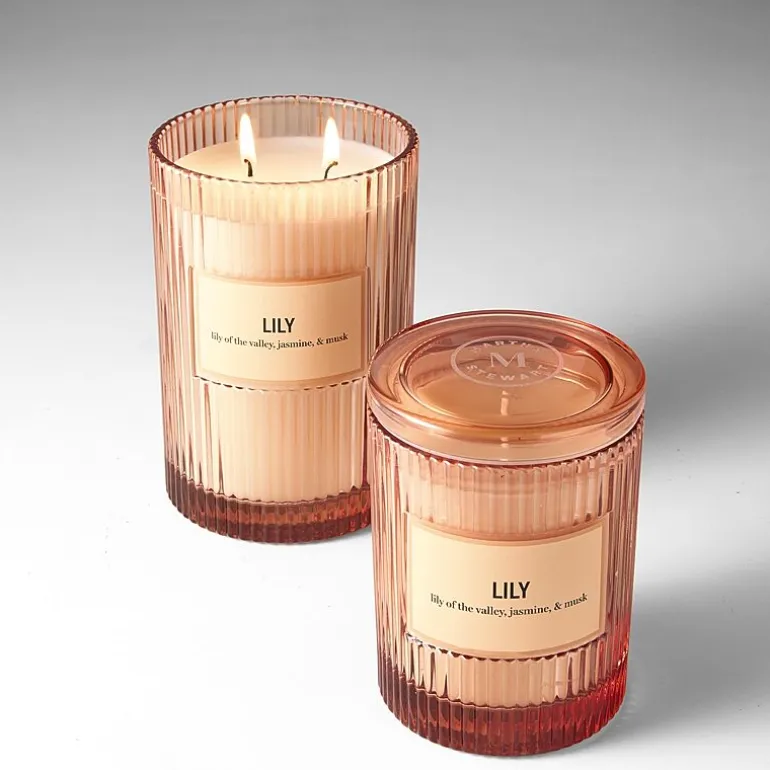 Martha Stewart 10oz Lily Single Wick Scented Jar Candle
