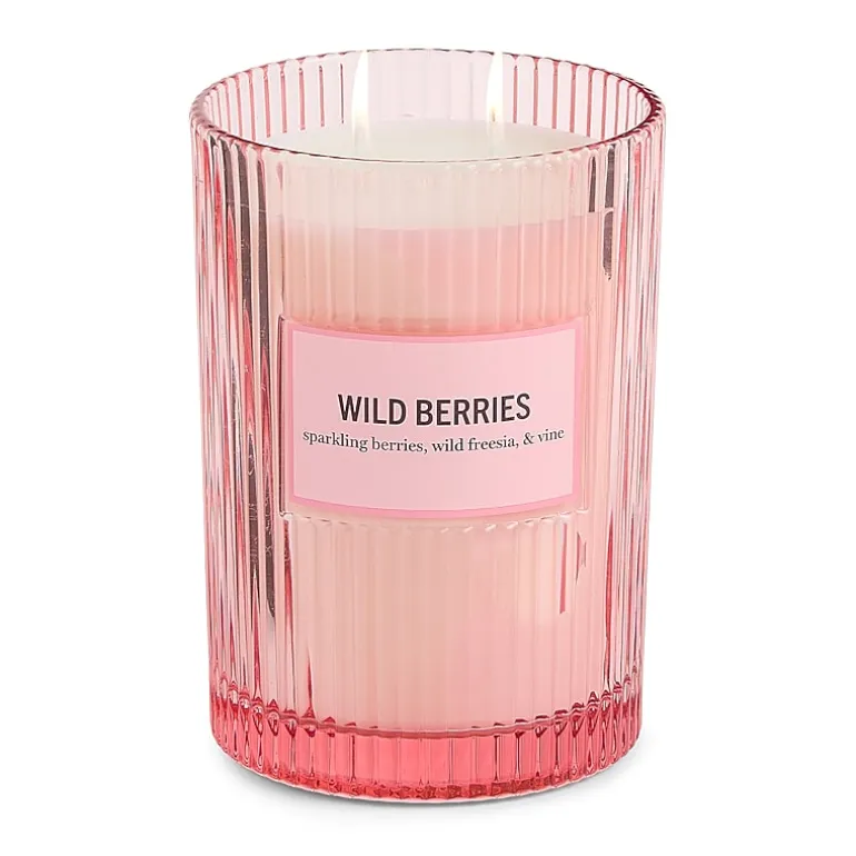 Martha Stewart 19oz Wild Berries 2-Wick Scented Jar Candle