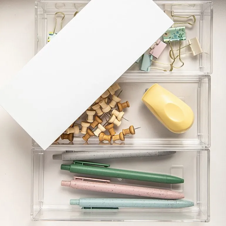 Martha Stewart 3 Pack Bins With MDF Lid