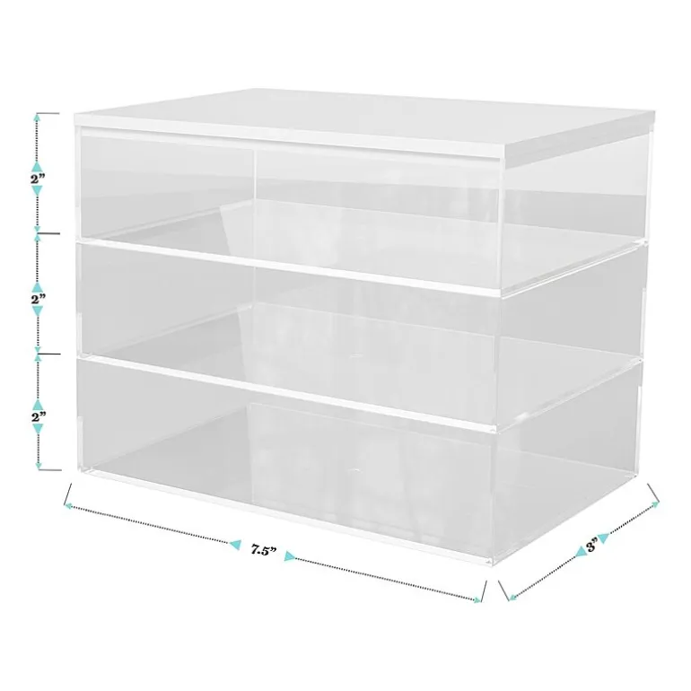 Martha Stewart 3 Pack Bins With MDF Lid
