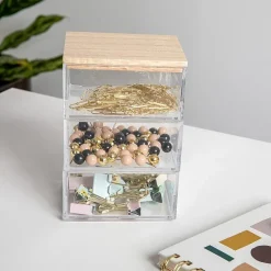 Martha Stewart 3 Pack Bins With MDF Lid