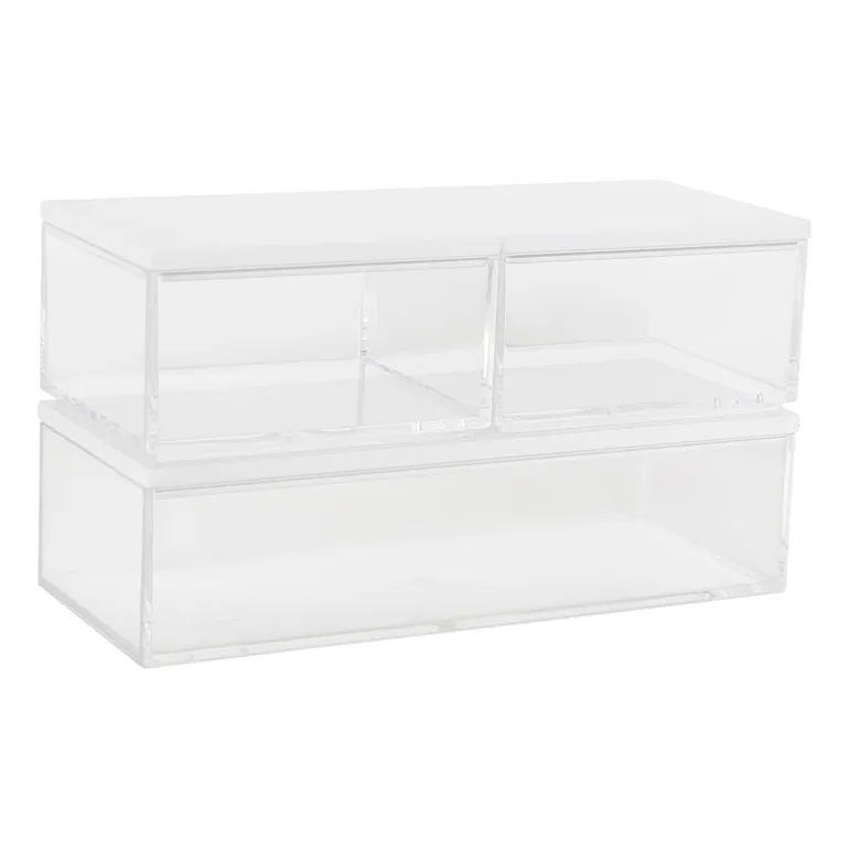 Martha Stewart 3 Pack Bins With MDF Lids