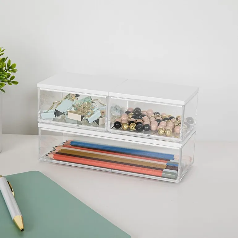 Martha Stewart 3 Pack Bins With MDF Lids