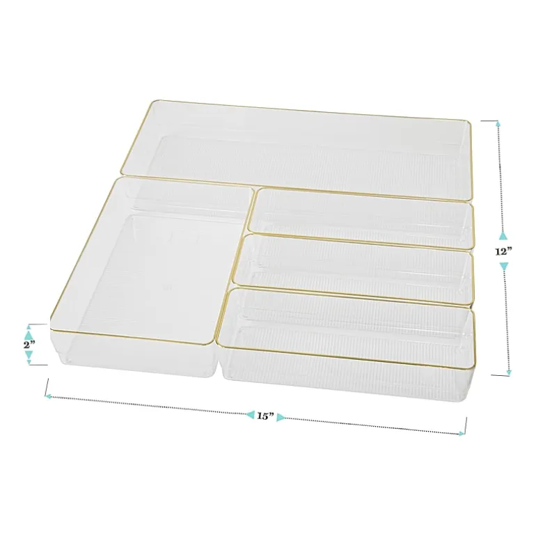 Martha Stewart 5 Pack Desk Organizers