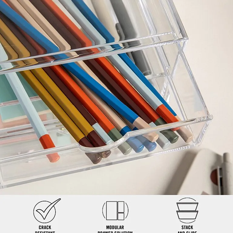 Martha Stewart 2 Pack 2 Drawer Organizers