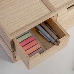 Martha Stewart 3 Pack Wood Box With Drawers