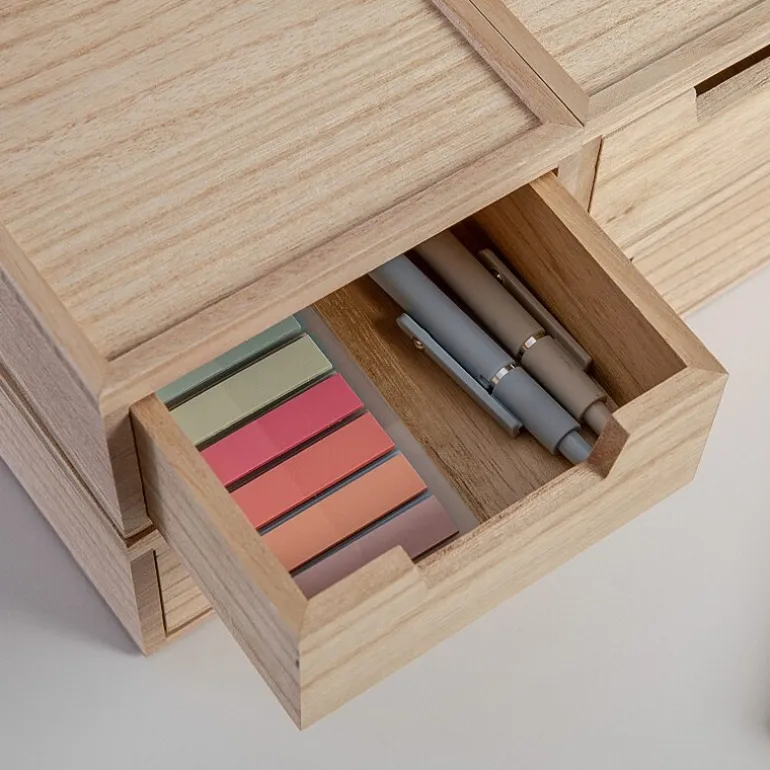 Martha Stewart 3 Pack Wood Box With Drawers