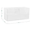 Martha Stewart 3 Piece Clear Desktop Organizers