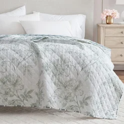 Martha Stewart Printed Quilted Throw