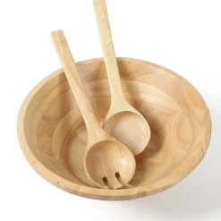 Martha Stewart Salad Bowl Set 3-pc. Wood Serving Bowl